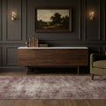 Turkish Area Rug in a styled room