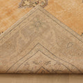 Vintage Isparta Turkish Area Rug 6x10 ft — Beige & Gray Floral