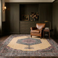 Turkish Area Rug in a styled room