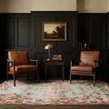 Turkish Area Rug in a styled room