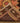 Vintage Kars Turkish Area Rug 5x10 ft — Brown & Pink Geometric