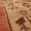 Vintage Sivas Turkish Area Rug 5x11 ft — Red & Beige Floral