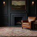 Turkish Area Rug in a styled room