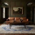 Turkish Area Rug in a styled room