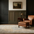 Turkish Area Rug in a styled room