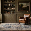 Turkish Area Rug in a styled room