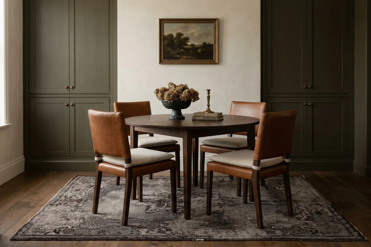 Turkish Area Rug in a styled room