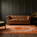 Turkish Area Rug in a styled room