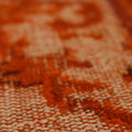 Vintage Manisa Turkish Area Rug 5x8 ft — Orange Distressed