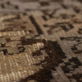 Vintage Manisa Turkish Area Rug 5x9 ft — Beige & Brown Floral (No. 39333)
