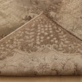 Vintage Isparta Turkish Area Rug 6x10 ft — Gray & Brown Floral