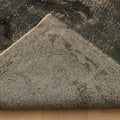 Vintage Isparta Turkish Area Rug 6x9 ft — Gray Overdyed (No. 39341)