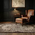 Turkish Area Rug in a styled room