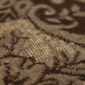 Vintage Isparta Turkish Area Rug 6x9 ft — Beige & Brown Floral (No. 39345)