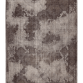 Vintage Isparta Turkish Area Rug 5x9 ft — Gray & Brown Floral (No. 39349)