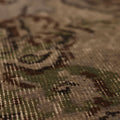 Vintage Isparta Turkish Area Rug 5x8 ft — Brown & Beige Floral (No. 39350)