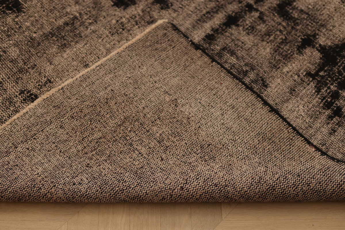 Vintage Manisa Turkish Area Rug 5x10 ft — Gray Distressed