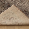 Vintage Manisa Turkish Area Rug 6x8 ft — Gray & Brown Distressed