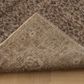 Vintage Isparta Turkish Area Rug 5x9 ft — Gray & Brown Floral (No. 39533)