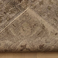 Vintage Isparta Turkish Area Rug 5x9 ft — Gray & Brown Floral (No. 39535)