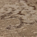 Vintage Isparta Turkish Area Rug 5x8 ft — Beige & Brown Floral (No. 39536)