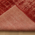 Vintage Manisa Turkish Area Rug 5x8 ft — Red Overdyed