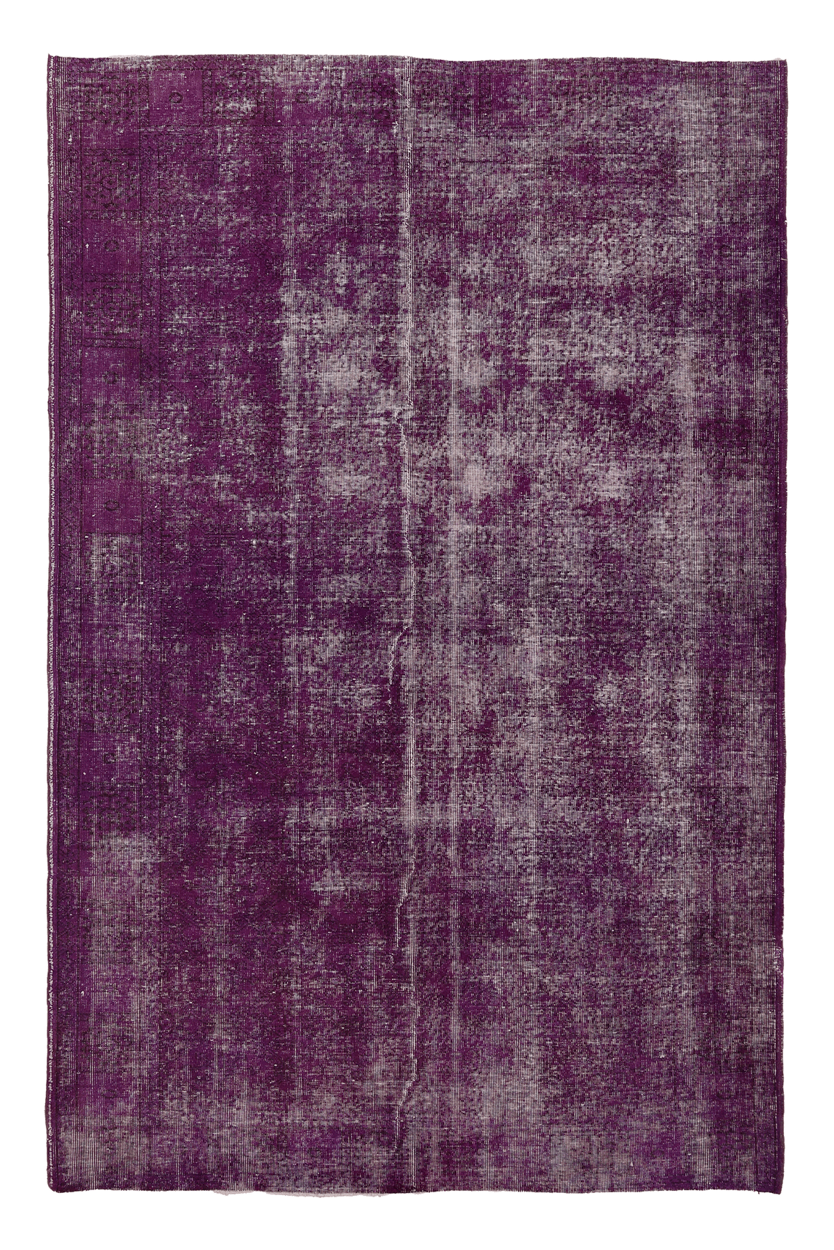 Vintage Isparta Turkish Area Rug 5x9 ft — Pink Overdyed
