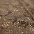 Vintage Manisa Turkish Area Rug 6x9 ft — Brown & Beige Distressed (No. 39549)