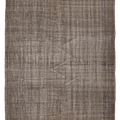 Vintage Manisa Turkish Area Rug 6x9 ft — Gray & Brown Overdyed