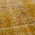 Vintage Manisa Turkish Area Rug 5x8 ft — Yellow & Brown Distressed