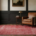 Turkish Area Rug in a styled room