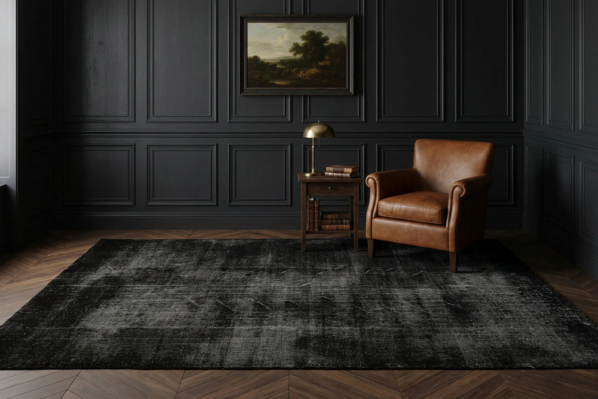 Turkish Area Rug in a styled room