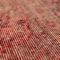 Vintage Isparta Turkish Area Rug 6x9 ft — Red & Gray Overdyed