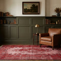 Turkish Area Rug in a styled room
