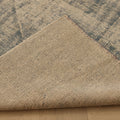 Vintage Manisa Turkish Area Rug 5x9 ft — Blue & Gray minimalist