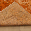 Vintage Manisa Turkish Area Rug 6x9 ft — Orange Overdyed (No. 39567)