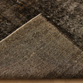 Vintage Isparta Turkish Area Rug 6x9 ft — Gray Overdyed (No. 39569)