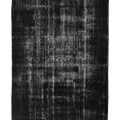Vintage Isparta Turkish Area Rug 5x9 ft — Gray Overdyed