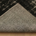 Vintage Isparta Turkish Area Rug 5x9 ft — Gray Overdyed