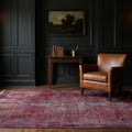 Turkish Area Rug in a styled room