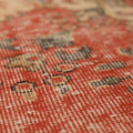 Vintage Isparta Turkish Area Rug 5x9 ft — Red & Beige Floral (No. 39573)