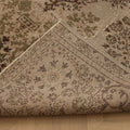 Vintage Isparta Turkish Area Rug 5x8 ft — Beige & Green Floral (No. 39575)