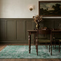 Turkish Area Rug in a styled room