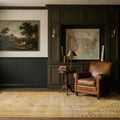 Turkish Area Rug in a styled room