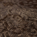 Vintage Isparta Turkish Area Rug 5x9 ft — Gray & Brown Overdyed (No. 39583)