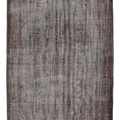 Vintage Manisa Turkish Area Rug 5x8 ft — Gray & Brown Overdyed