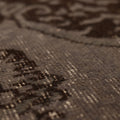Vintage Isparta Turkish Area Rug 5x9 ft — Gray & Brown Overdyed