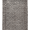 Vintage Isparta Turkish Area Rug 5x8 ft — Gray Overdyed (No. 39589)