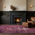 Turkish Area Rug in a styled room