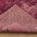 Vintage Isparta Turkish Area Rug 5x8 ft — Pink & Red Overdyed